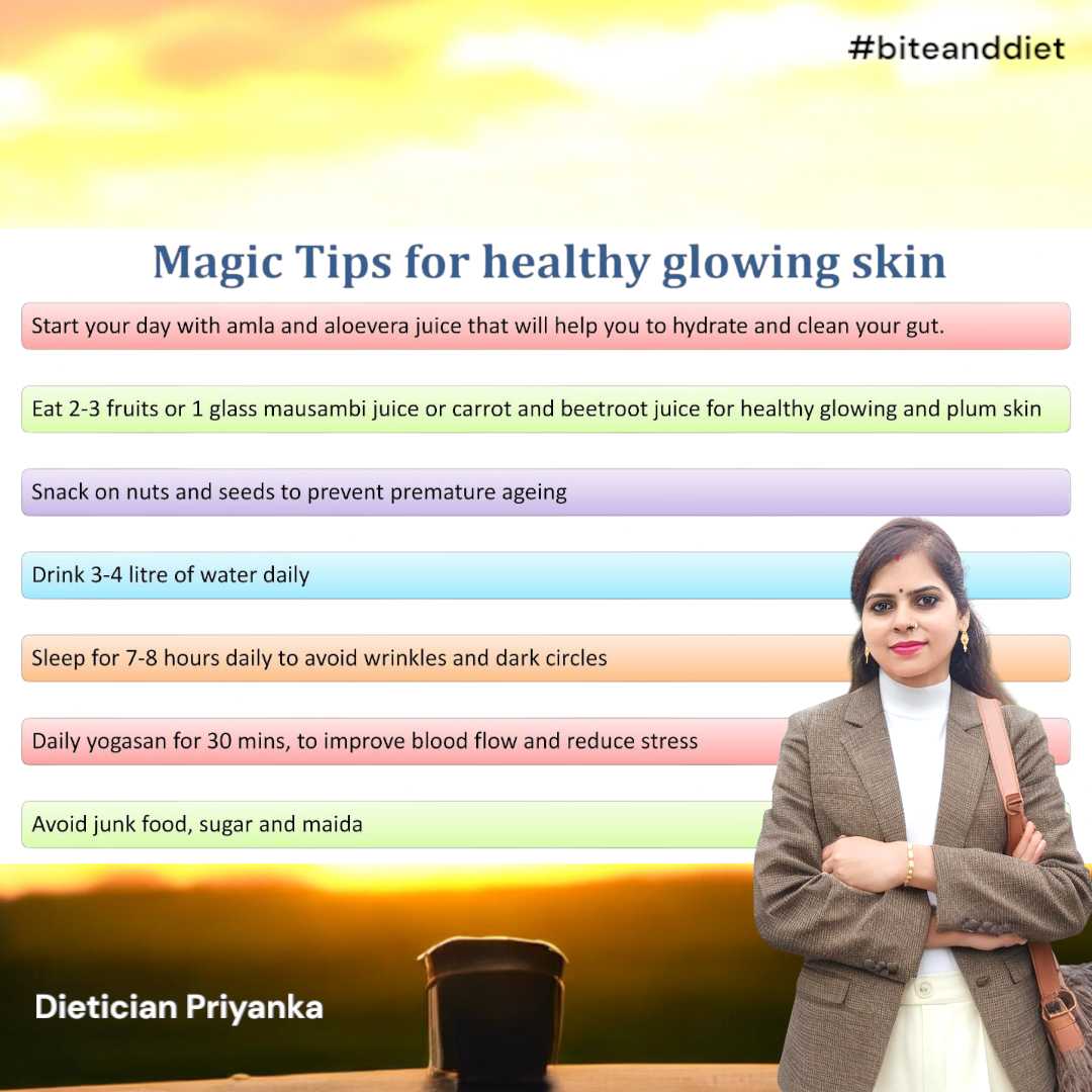  Magic Tips for Healthy, Glowing Skin Let your skin shine naturally with these s...
