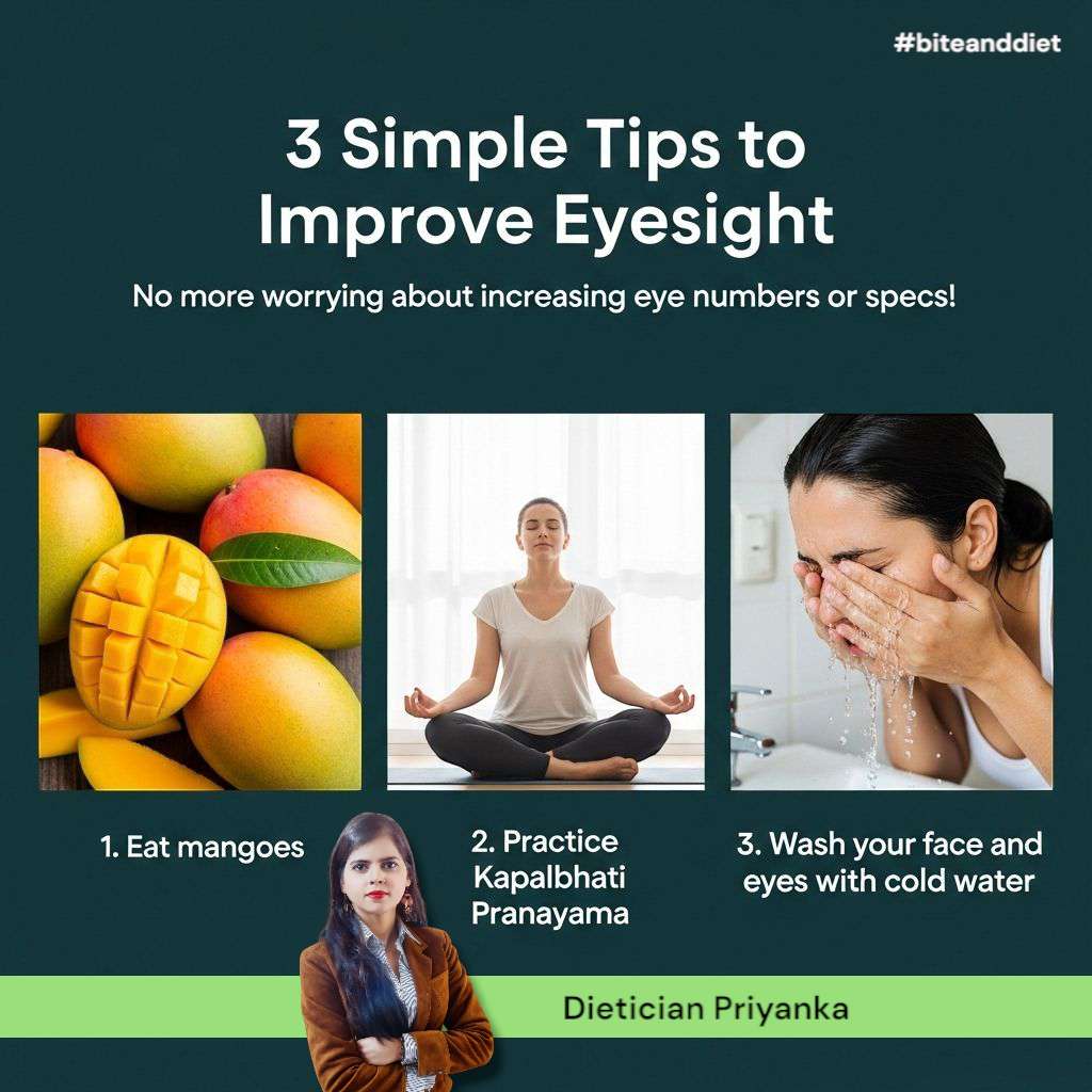  3 Simple Tips to Improve Eyesight Naturally No more worrying about increasing e...