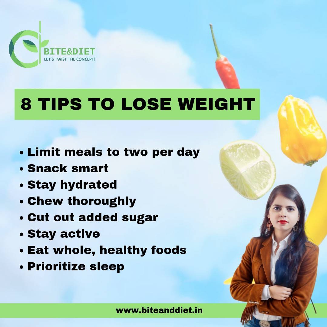 8 Tips to Lose Weight (Even Without Intense Exercise)1. Limit meals to two per d...